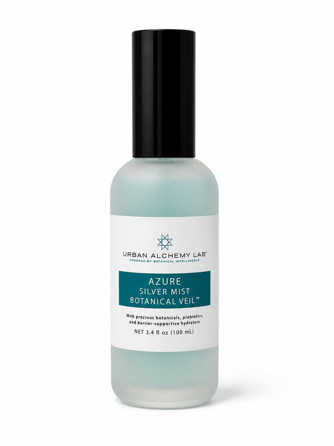 Azure Silver Mist Botanical Veil